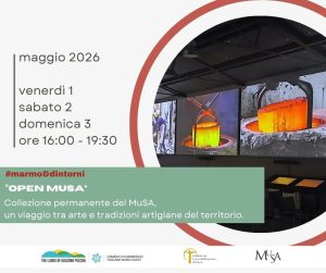 Locandina Open MuSA_immagine l'arte del fuoco